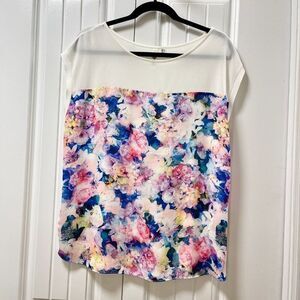 EVER NEW Sheer Floral Print Blouse – US 8